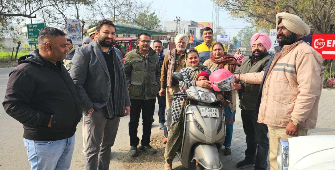 Road Safety Month - Blinker lights installed on roads to prevent road accidents